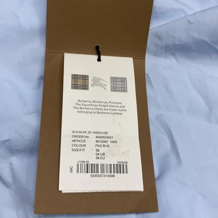 Burberry Burberry SS23 Solid Color Button-Up Shirt 0079 Size S / US 4 / IT 40 - 3 Thumbnail