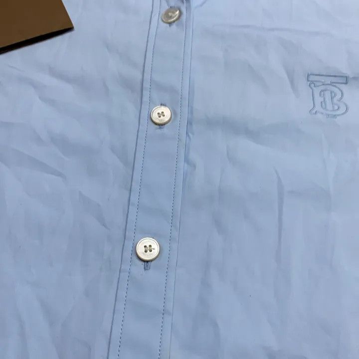 Burberry Burberry SS23 Solid Color Button-Up Shirt 0079 Size S / US 4 / IT 40 - 9 Thumbnail