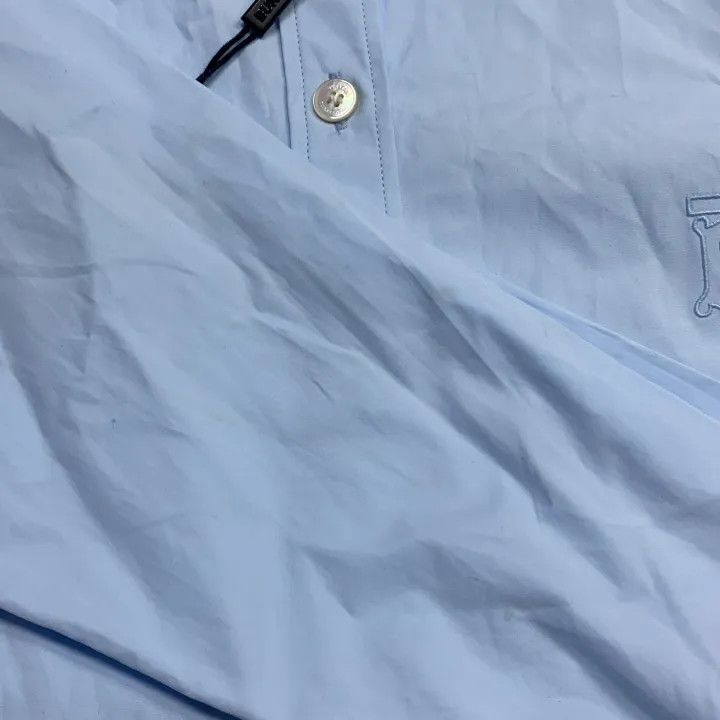 Burberry Burberry SS23 Solid Color Button-Up Shirt 0079 Size S / US 4 / IT 40 - 7 Thumbnail
