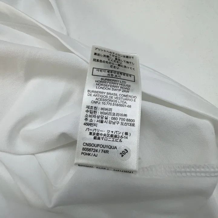 Burberry Burberry SS22 Logo Print Cotton T-Shirt 0079 Size S / US 4 / IT 40 - 5 Thumbnail