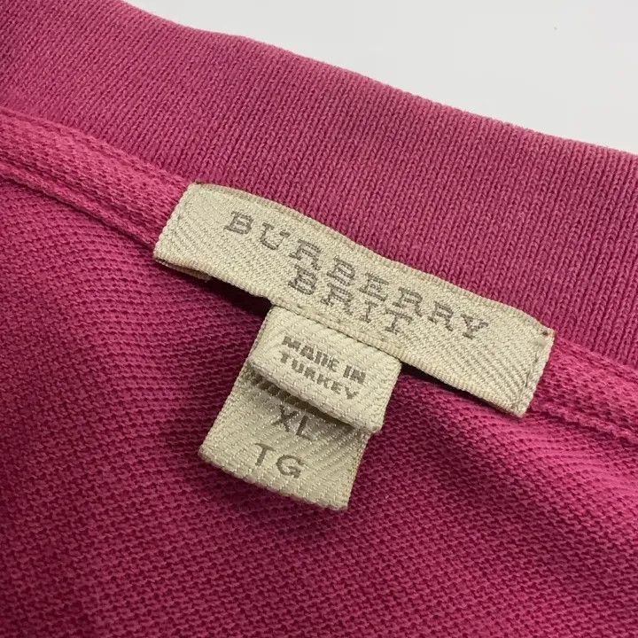 Burberry Burberry Solid Color Embroidered Polo Shirt 0079 Size XL / US 12-14 / IT 48-50 - 5 Thumbnail