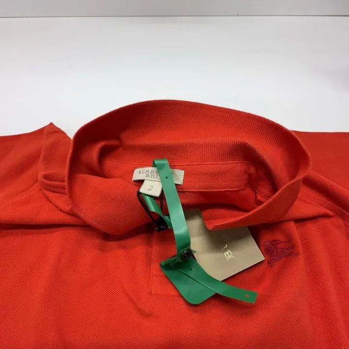 Burberry Burberry Red Embroidered Logo Polo Shirt 0079 Size S / US 4 / IT 40 - 7 Thumbnail