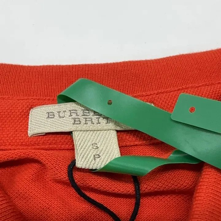 Burberry Burberry Red Embroidered Logo Polo Shirt 0079 Size S / US 4 / IT 40 - 4 Thumbnail