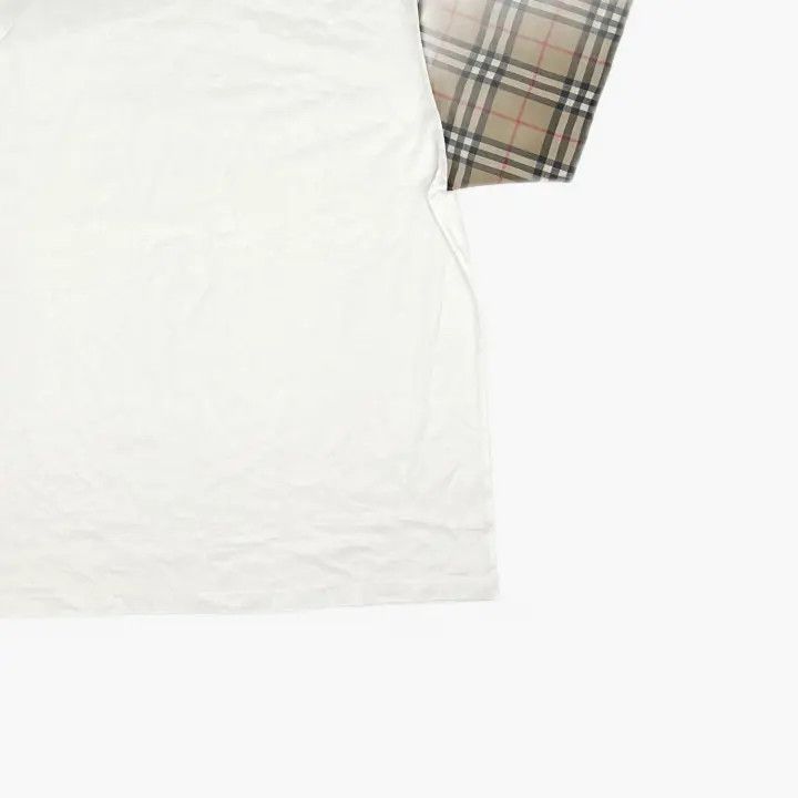 Burberry Burberry SS21 White Loose-Fit T-Shirt 0079 Size XL / US 12-14 / IT 48-50 - 6 Thumbnail
