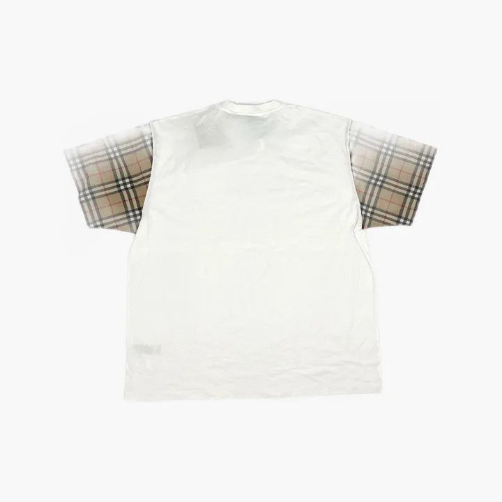 Burberry Burberry SS21 White Loose-Fit T-Shirt 0079 Size XL / US 12-14 / IT 48-50 - 3 Thumbnail