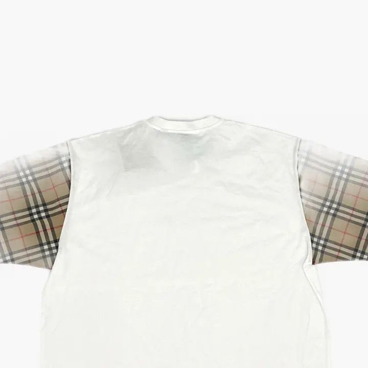 Burberry Burberry SS21 White Loose-Fit T-Shirt 0079 Size XL / US 12-14 / IT 48-50 - 4 Thumbnail