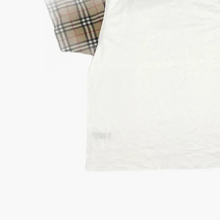 Burberry Burberry SS21 White Loose-Fit T-Shirt 0079 Size XL / US 12-14 / IT 48-50 - 5 Thumbnail