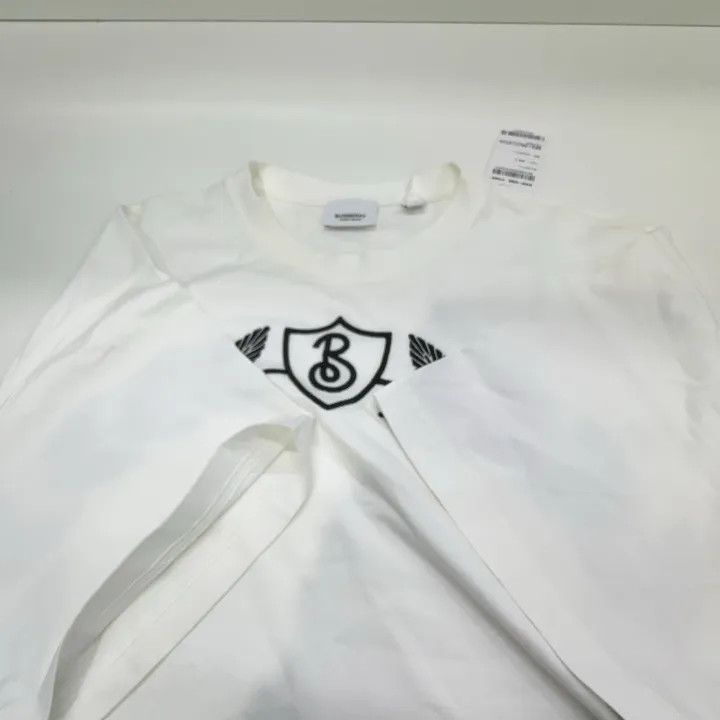Burberry Burberry FW22 Logo Leaf Print T-Shirt 0079 Size L / US 10 / IT 46 - 9 Thumbnail