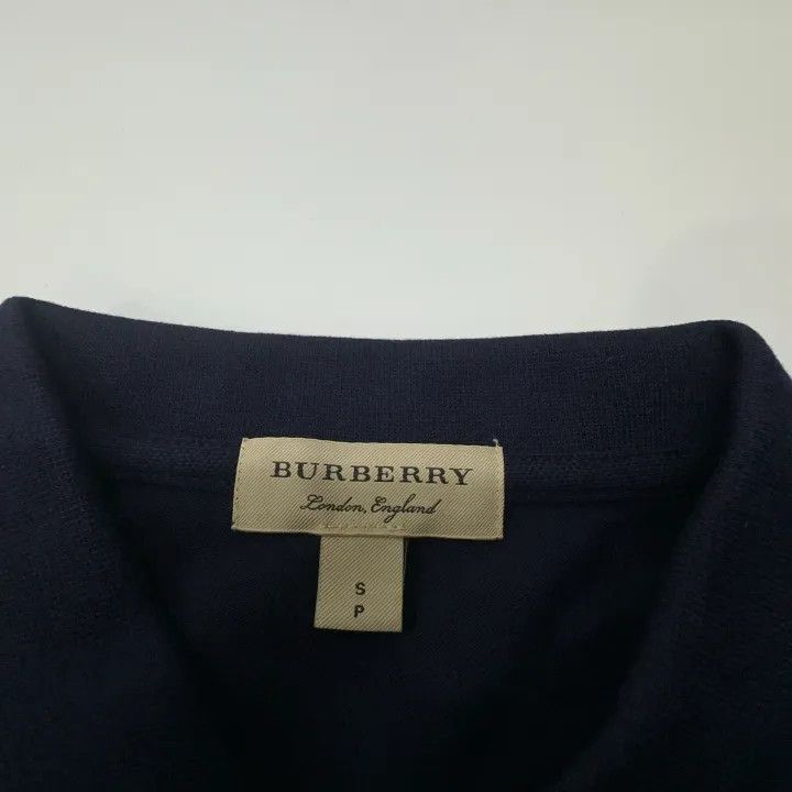 Burberry Burberry Navy Short Sleeve Polo Shirt 0079 Size S / US 4 / IT 40 - 12 Thumbnail