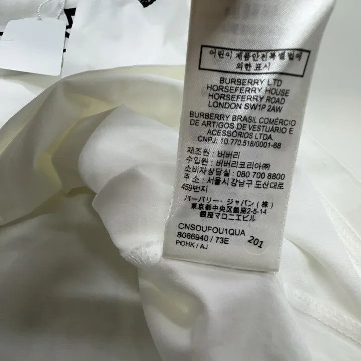 Burberry Burberry FW22 Logo Leaf Print T-shirt 0079 Size L / US 10 / IT 46 - 6 Thumbnail