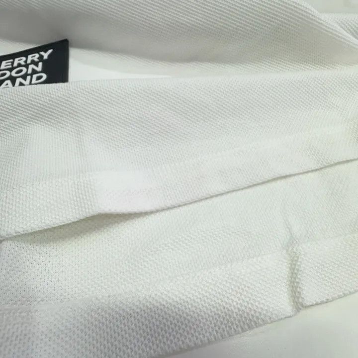 Burberry Logo Embroidered Color Block Polo 0079