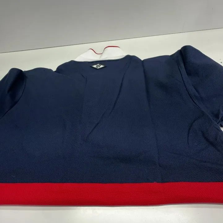 Burberry Logo Embroidered Color Block Polo 0079