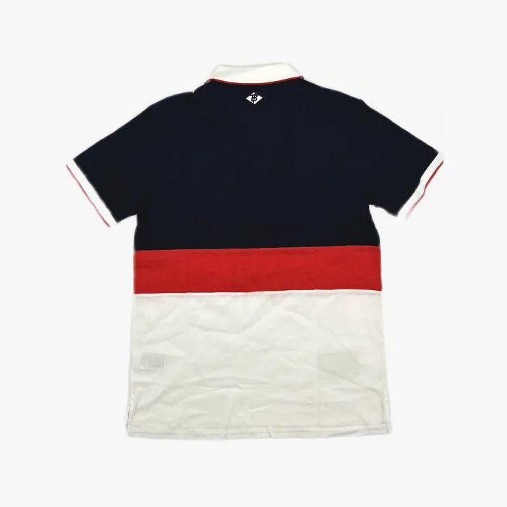Burberry Logo Embroidered Color Block Polo 0079