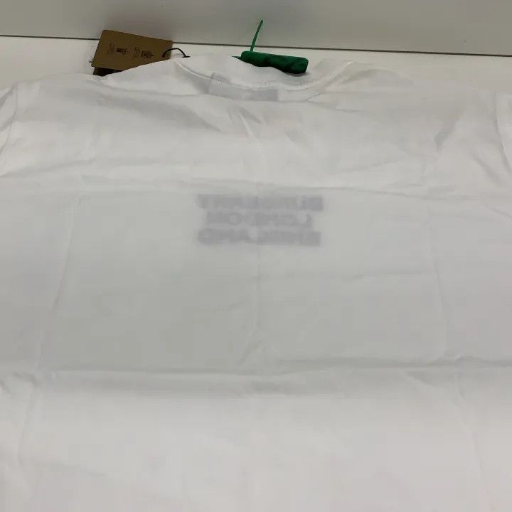 Burberry Burberry Embroidered Logo White T-shirt for Women 0079 Size XXL / US 16-18 / IT 52-54 - 10 Thumbnail