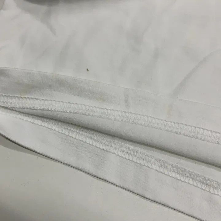 Burberry Burberry Embroidered Logo White T-shirt for Women 0079 Size XXL / US 16-18 / IT 52-54 - 9 Thumbnail