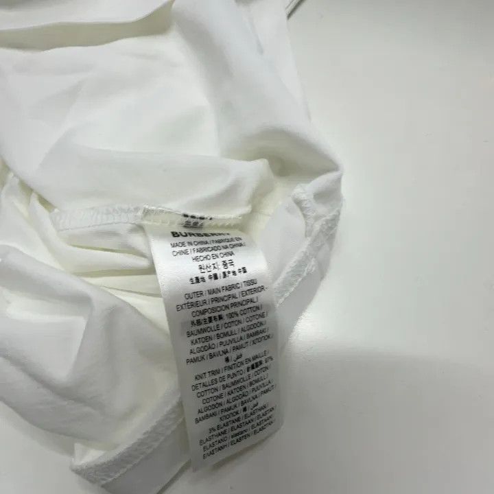 Burberry Burberry FW22 Logo Short Sleeve T-Shirt Women 0079 Size M / US 6-8 / IT 42-44 - 6 Thumbnail