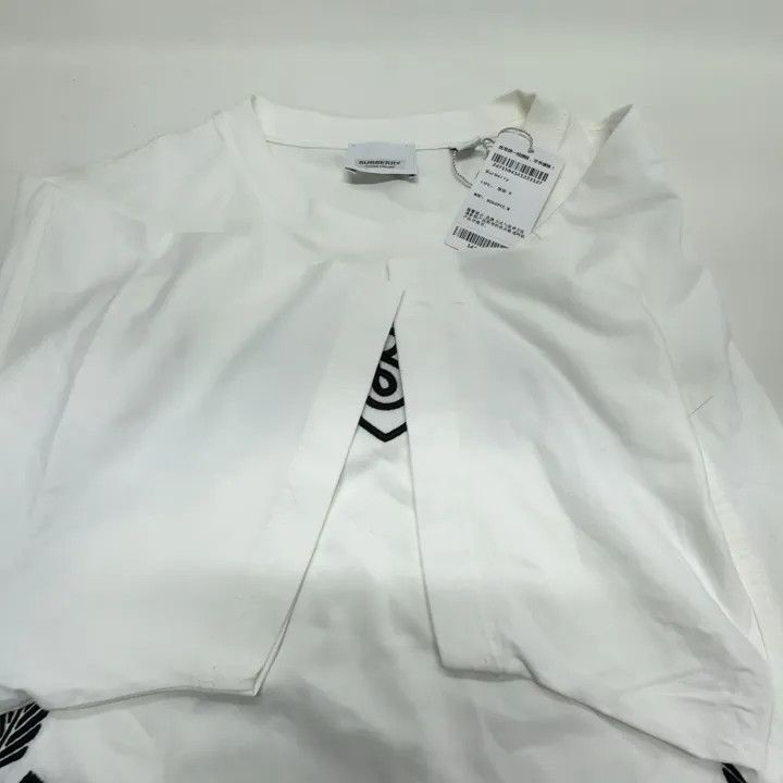 Burberry Burberry FW22 Logo Short Sleeve T-Shirt Women 0079 Size M / US 6-8 / IT 42-44 - 8 Thumbnail