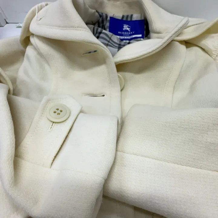 Burberry Burberry Stylish Solid Color Coat 0079 Size S / US 4 / IT 40 - 6 Thumbnail