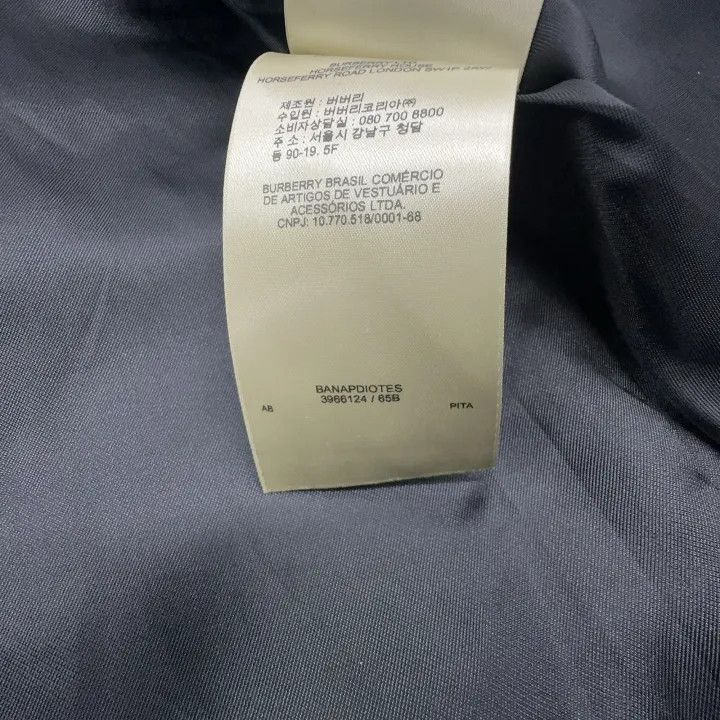 Burberry Burberry Long Black Button Coat with Studded Collar 0079 Size M / US 6-8 / IT 42-44 - 4 Thumbnail