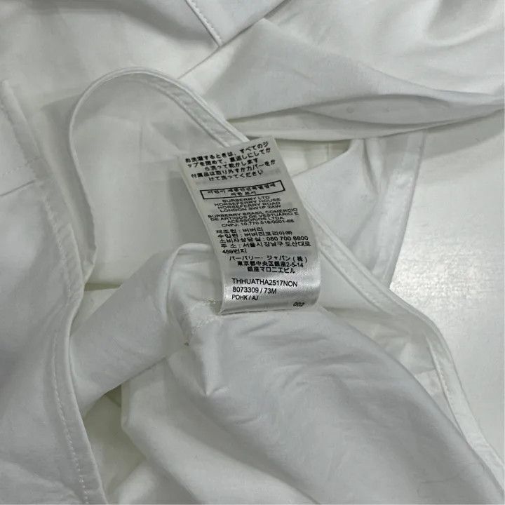 Burberry Burberry Checked Collar Long Sleeve Shirt 0079 Size M / US 6-8 / IT 42-44 - 3 Thumbnail