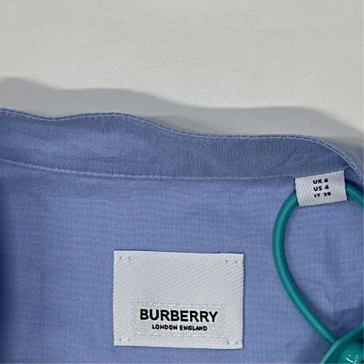 Burberry Burberry SS22 Sleeveless Shirt Dress 0079 Size S / US 4 / IT 40 - 3 Thumbnail
