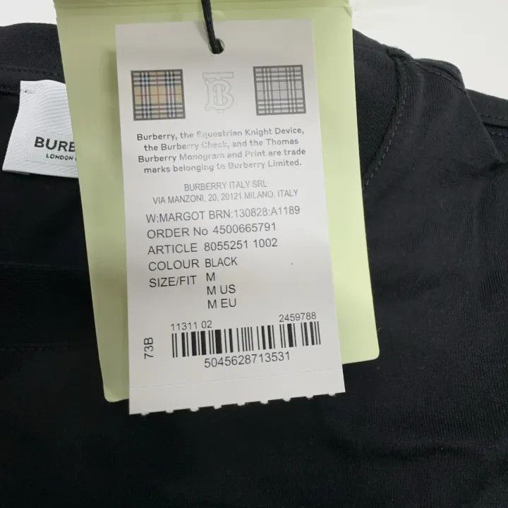 Burberry Burberry Logo Print Short Sleeve T-Shirt 0079 Size M / US 6-8 / IT 42-44 - 4 Thumbnail