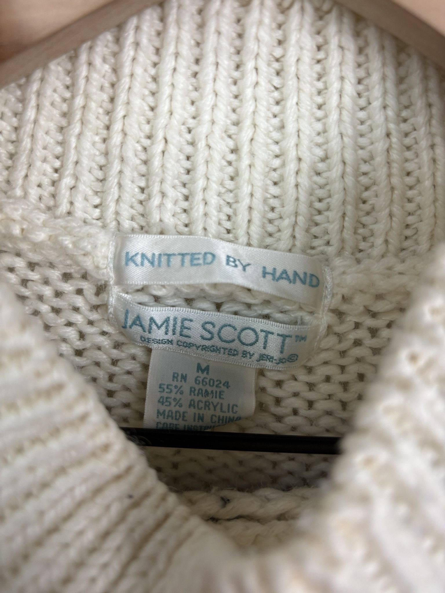 Vintage Vintage 90's Knit Jamie Scott Floral Pattern Collared Pullover Cardigan Size M Size US M / EU 48-50 / 2 - 2 Thumbnail