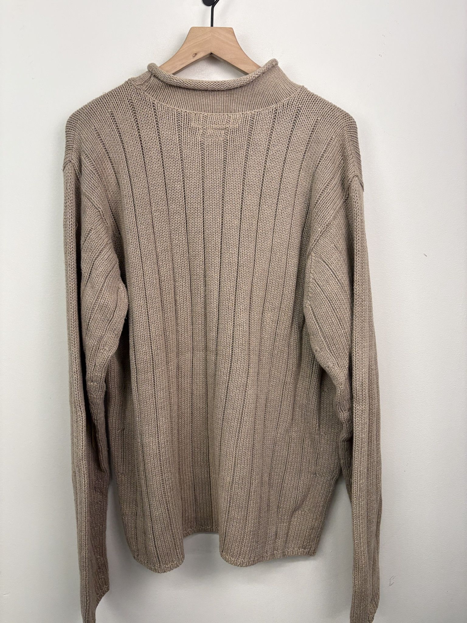 Eddie Bauer × Vintage Vintage 90's Knit Eddie Bauer V Neck Striped Pattern Pullover Cardigan Size XL Size US XL / EU 56 / 4 - 5 Thumbnail