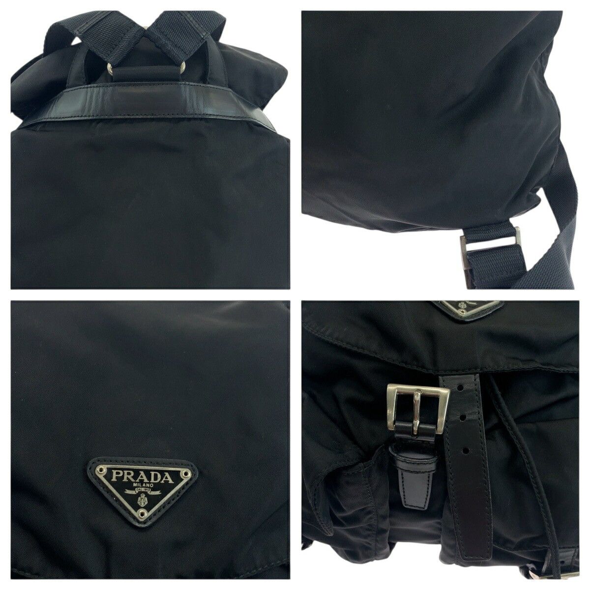 Prada Prada Prada Tessuto Nylon Backpack Others Backpack Size ONE SIZE - 5 Thumbnail