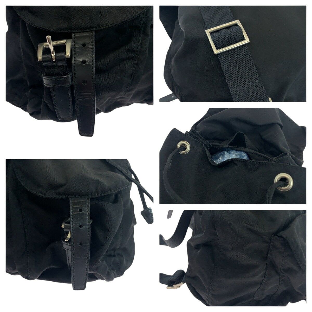 Prada Prada Prada Tessuto Nylon Backpack Others Backpack Size ONE SIZE - 6 Thumbnail
