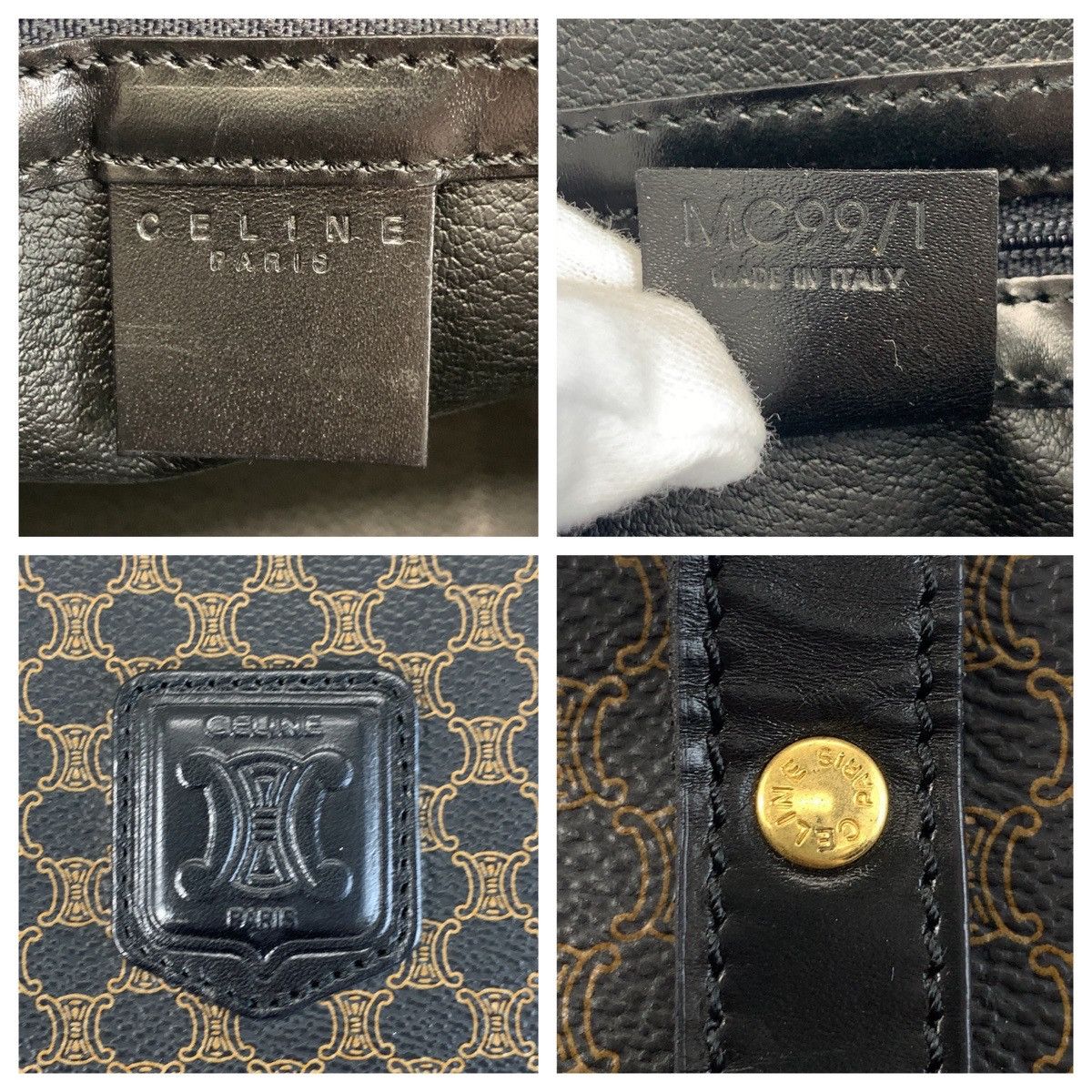 Celine Celine Celine Macadam PVC 2way tote bag Canvas Shoulder Bag MC99/1 DUTY FREE for USA Size ONE SIZE - 4 Thumbnail
