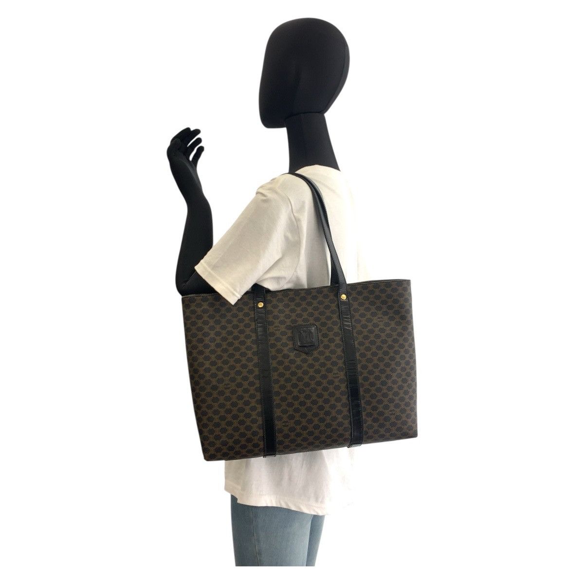Celine Celine Celine Macadam PVC 2way tote bag Canvas Shoulder Bag MC99/1 DUTY FREE for USA Size ONE SIZE - 6 Thumbnail