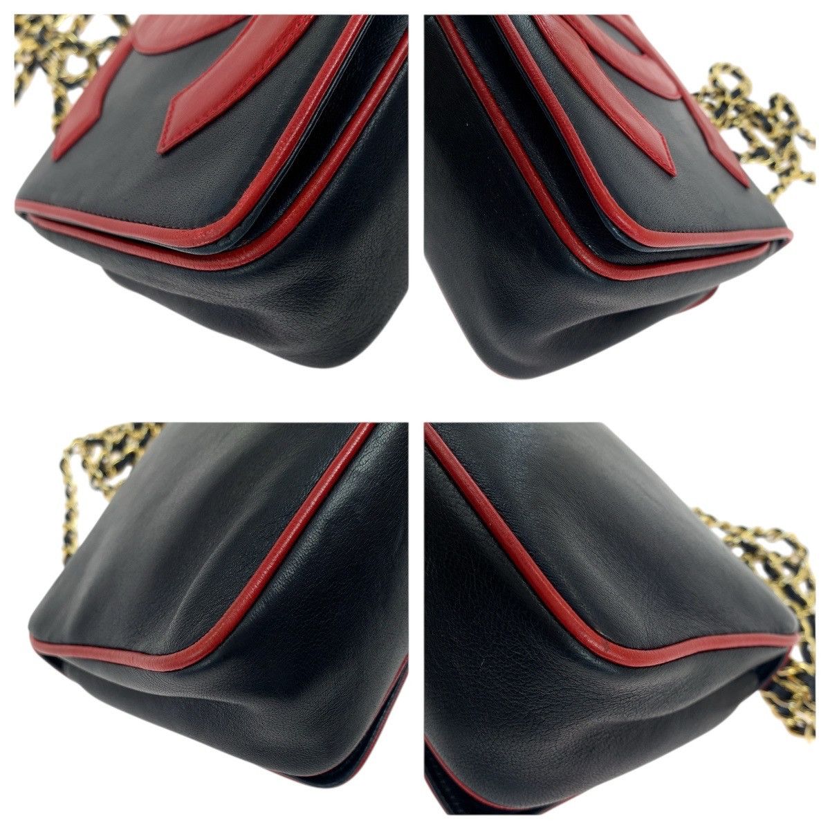 Chanel Chanel Chanel Deauville Lambskin Shoulder Bag Leather Shoulder Bag DUTY FREE for USA Size ONE SIZE - 3 Thumbnail