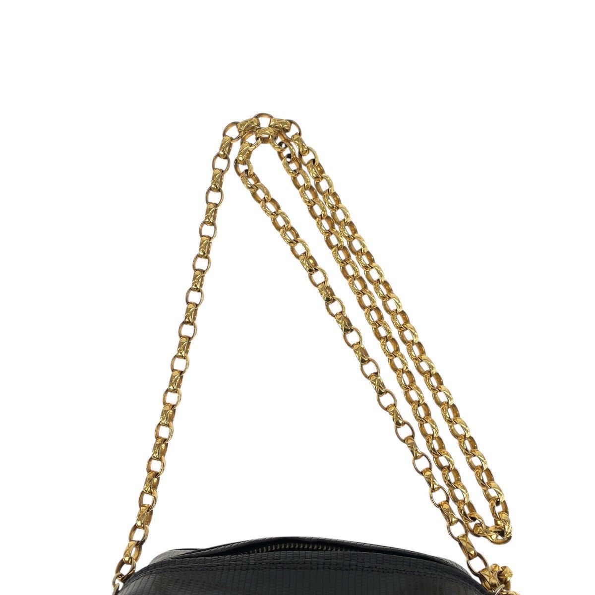 Chanel Chanel Chanel Coco Mark Lizard Chain Shoulder Bag Natural Material Shoulder Bag DUTY FREE for USA Size ONE SIZE - 10 Thumbnail