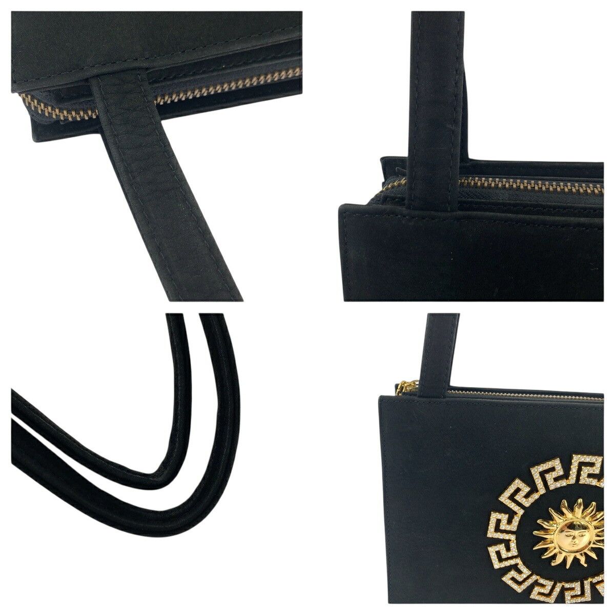 Versace Versace Gianni Versace Sunburst Suede 2way Bag Suede Shoulder Bag DUTY FREE for USA Size ONE SIZE - 5 Thumbnail