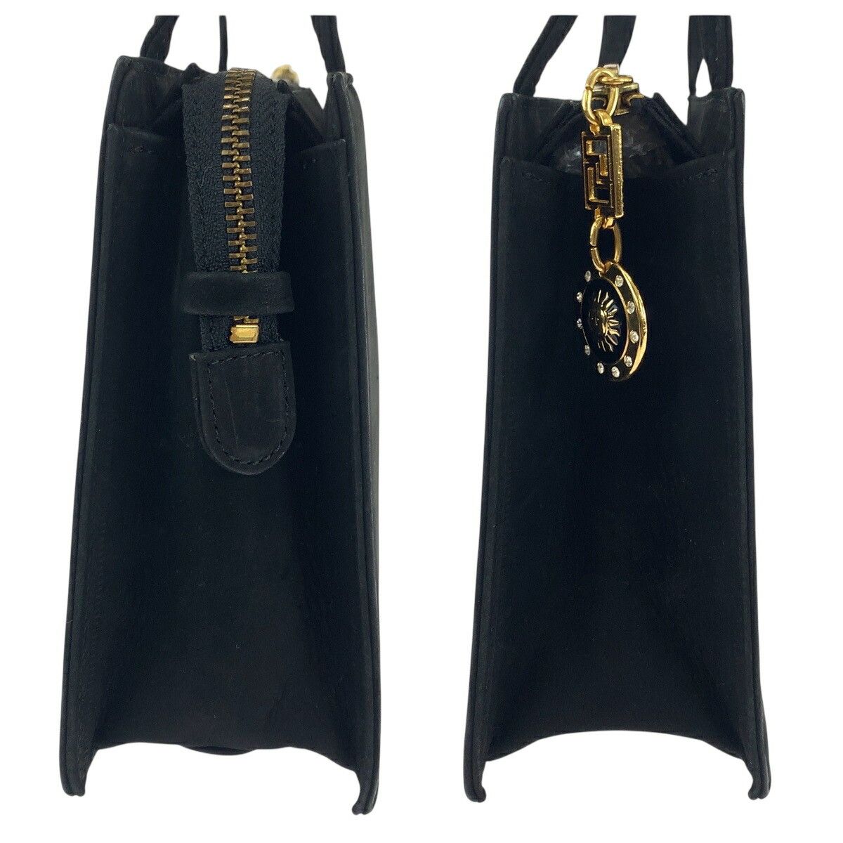 Versace Versace Gianni Versace Sunburst Suede 2way Bag Suede Shoulder Bag DUTY FREE for USA Size ONE SIZE - 8 Thumbnail
