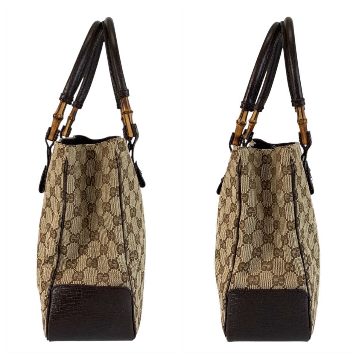 Gucci Gucci Gucci Bamboo GG Canvas 2way bag Canvas Shoulder Bag 112526 DUTY FREE for USA Size ONE SIZE - 7 Thumbnail