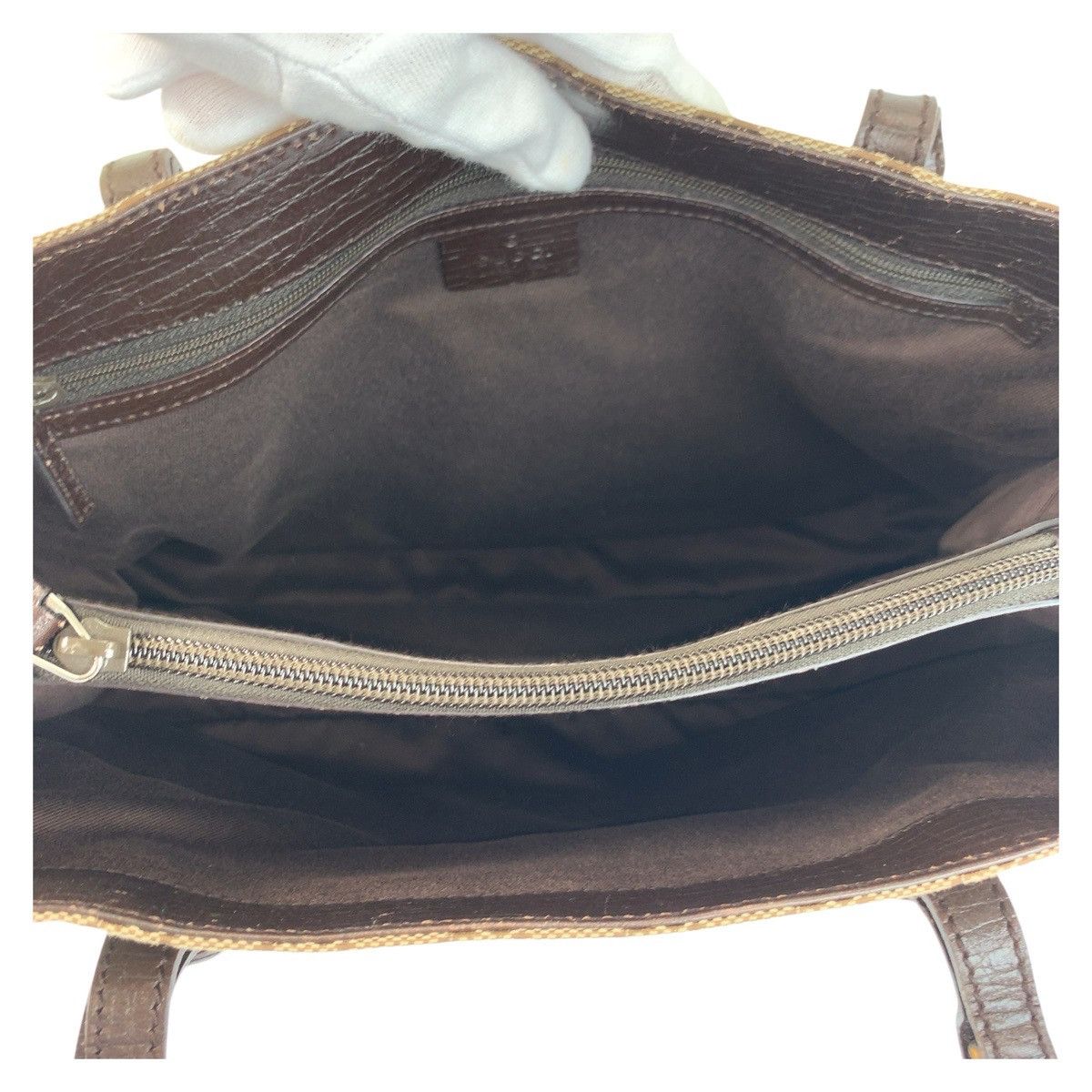 Gucci Gucci Gucci Bamboo GG Canvas 2way bag Canvas Shoulder Bag 112526 DUTY FREE for USA Size ONE SIZE - 9 Thumbnail