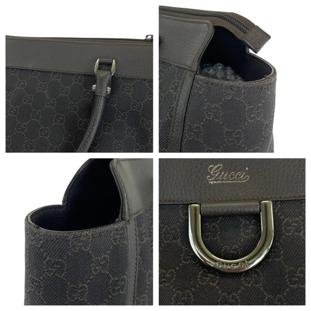 Gucci Gucci Gucci GG Denim GG Canvas 2way Bag Canvas Shoulder Bag 341491 DUTY FREE for USA Size ONE SIZE - 6 Thumbnail
