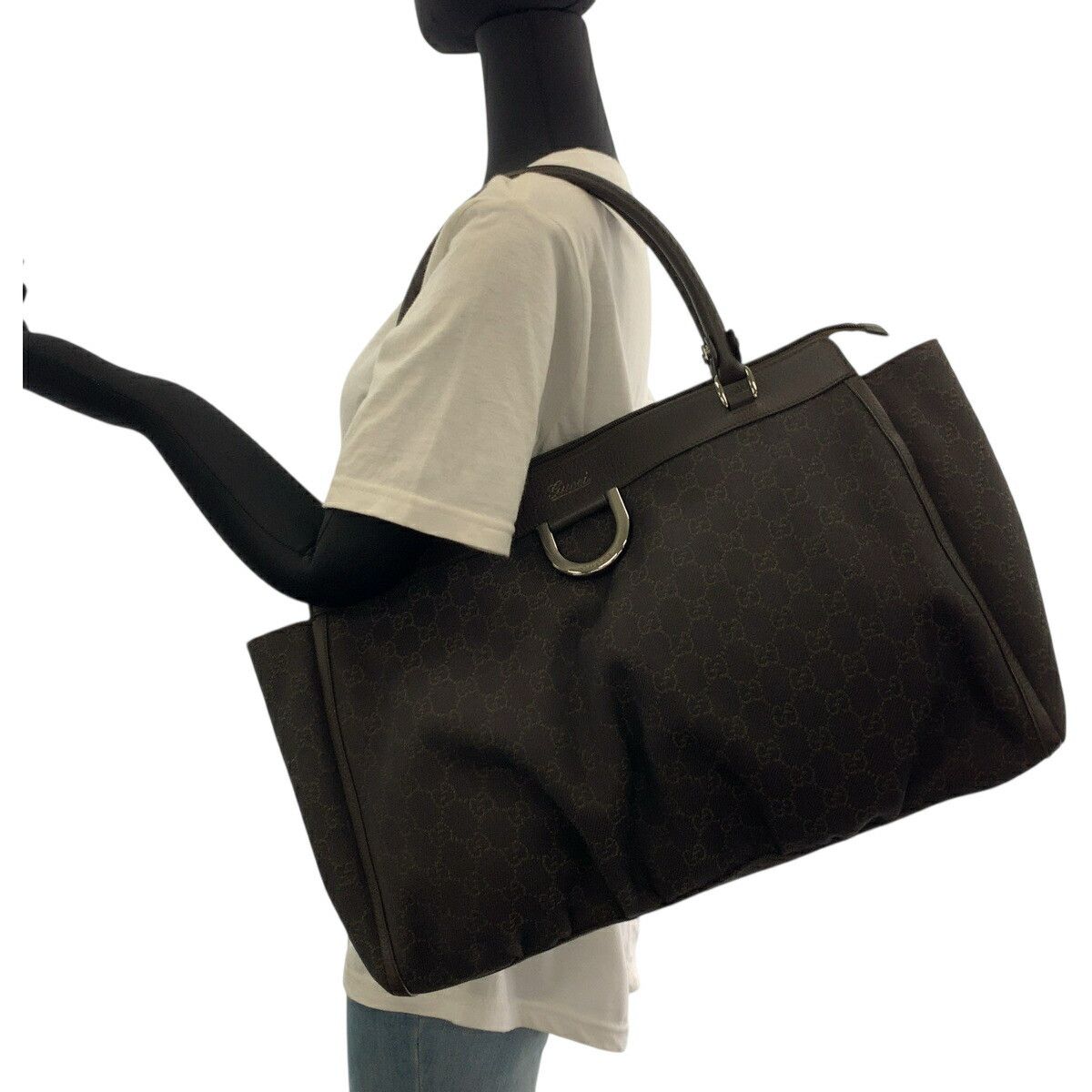 Gucci Gucci Gucci GG Denim GG Canvas 2way Bag Canvas Shoulder Bag 341491 DUTY FREE for USA Size ONE SIZE - 7 Thumbnail