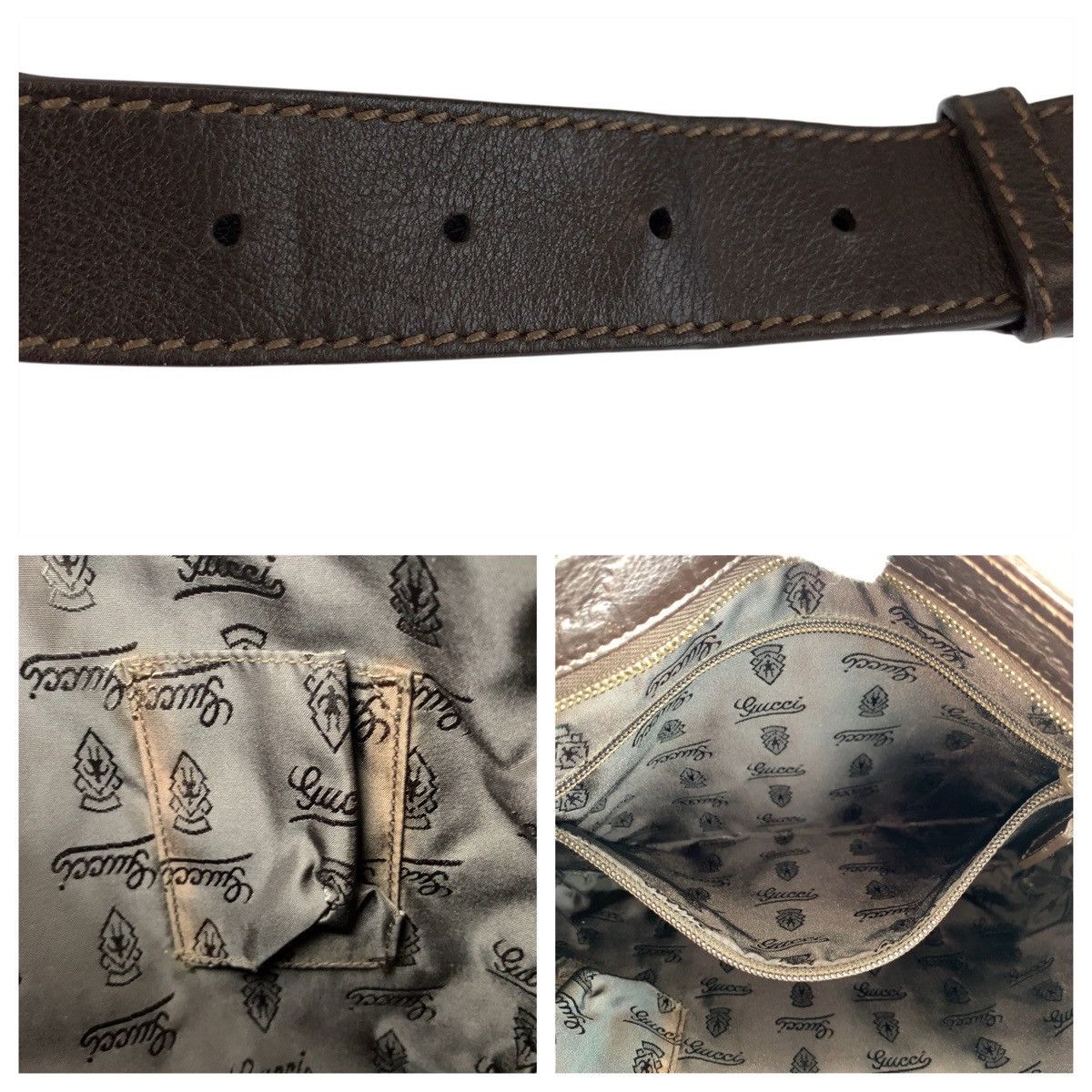 Gucci Gucci Gucci Gucci Signature Leather Shoulder Bag Leather Shoulder Bag 201446 DUTY FREE for USA Size ONE SIZE - 5 Thumbnail