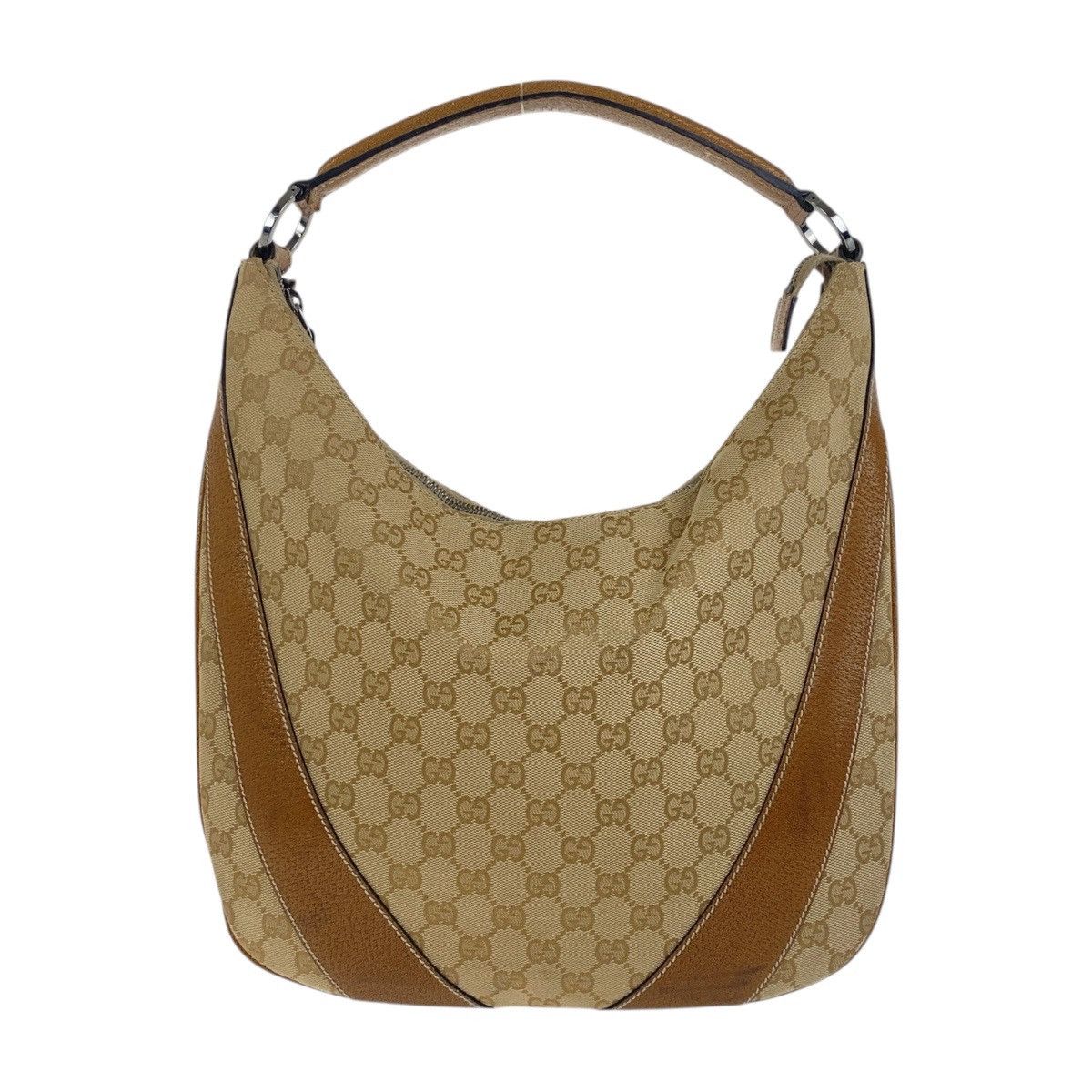 Gucci Gucci Gucci GG Canvas Leather Shoulder Bag Canvas Shoulder Bag 124357 DUTY FREE for USA Size ONE SIZE - 2 Thumbnail