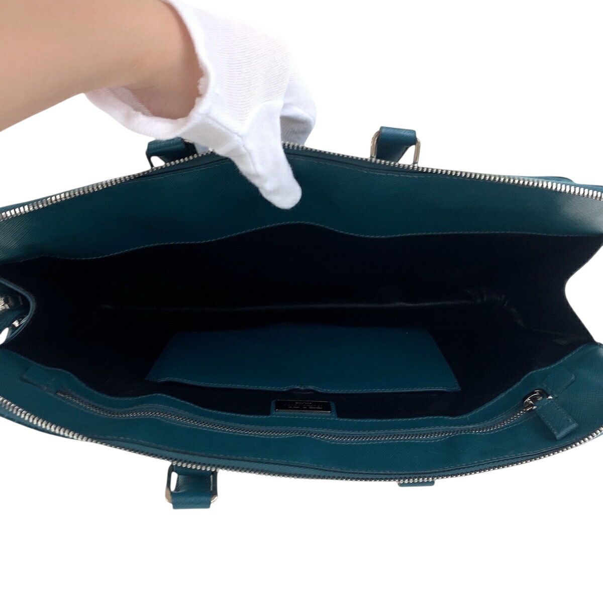 Prada Prada Prada Saffiano Leather Business Bag Leather Business Bag DUTY FREE for USA Size ONE SIZE - 9 Thumbnail