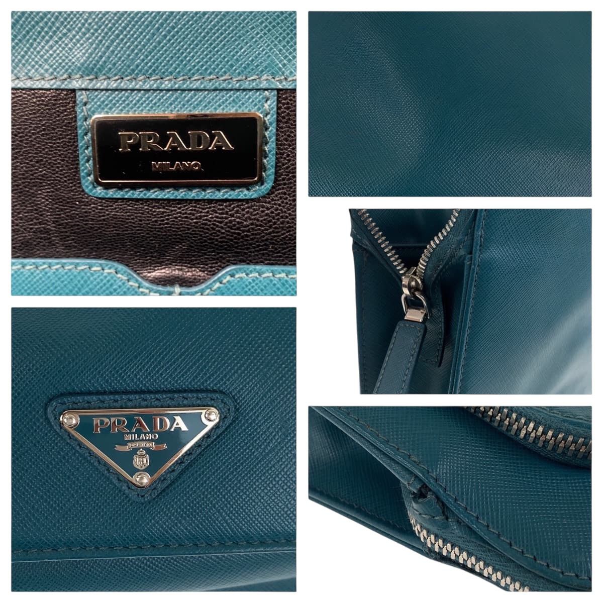 Prada Prada Prada Saffiano Leather Business Bag Leather Business Bag DUTY FREE for USA Size ONE SIZE - 4 Thumbnail