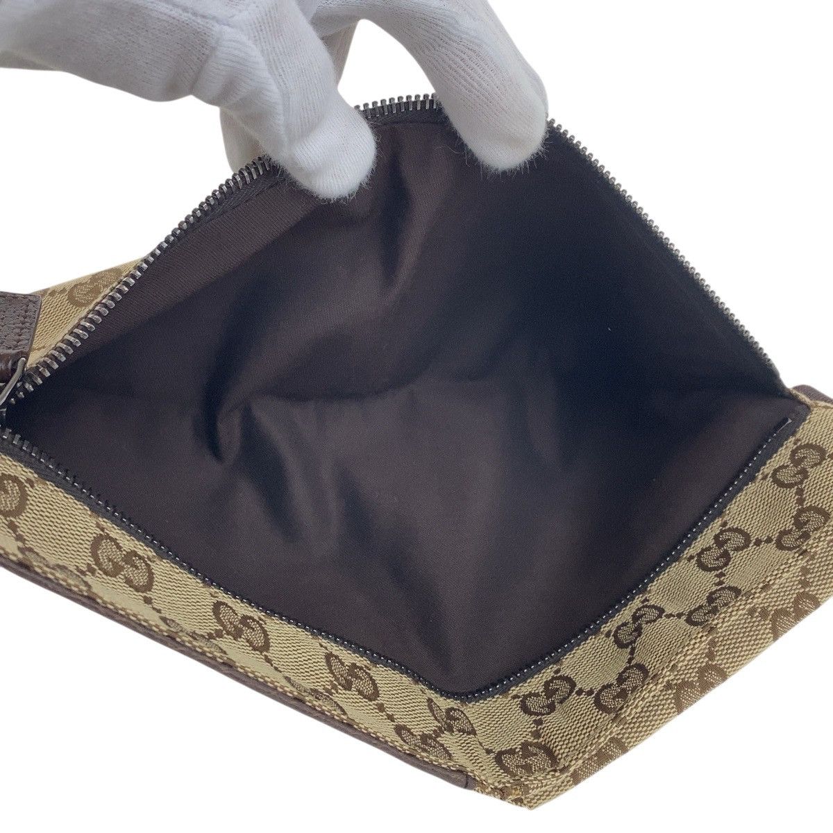 Gucci Gucci Gucci GG Canvas Leather Waist Bag Canvas Belt Bag 28566 DUTY FREE for USA Size ONE SIZE - 8 Thumbnail
