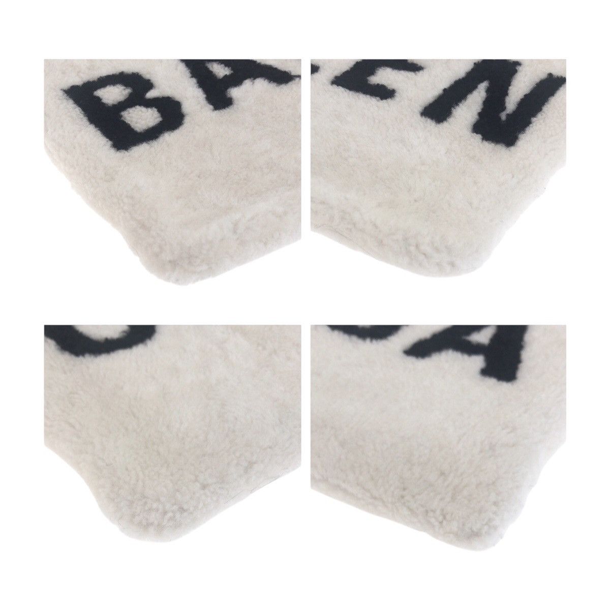Balenciaga Balenciaga Balenciaga Shearling Logo Shearling Clutch Bag Natural Material Clutch Bag 492681 DUTY FREE for USA Size ONE SIZE - 3 Thumbnail