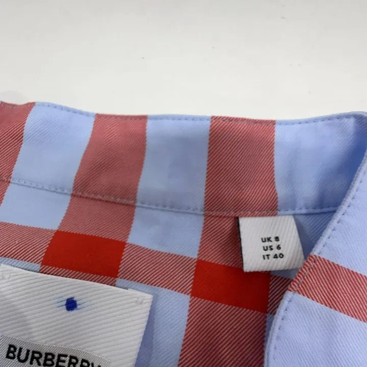Burberry Burberry Plaid Print Short Sleeve Dress 0079 Size M / US 6-8 / IT 42-44 - 4 Thumbnail
