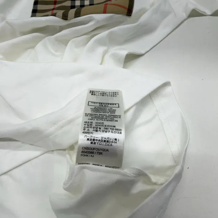 Burberry Burberry Check Pocket Cotton Tee for Women 0079 Size M / US 6-8 / IT 42-44 - 5 Thumbnail