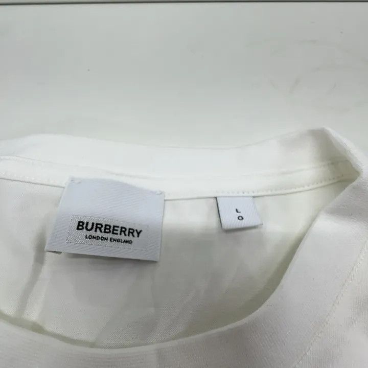 Burberry Burberry Check Pocket Cotton Tee for Women 0079 Size M / US 6-8 / IT 42-44 - 4 Thumbnail