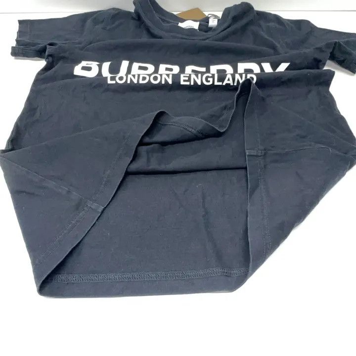 Burberry Burberry Logo Black Short Sleeve T-Shirt 0079 Size XS / US 0-2 / IT 36-38 - 15 Thumbnail